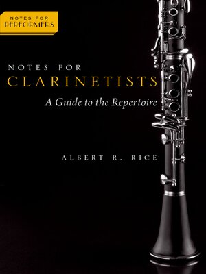 cover image of Notes for Clarinetists